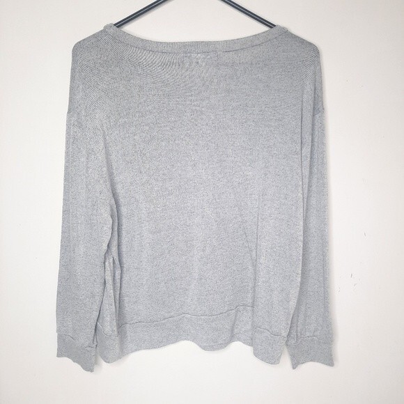 Daydreamer LA Skull Pull Over Sweater Gray Size Medium - Picture 3 of 5